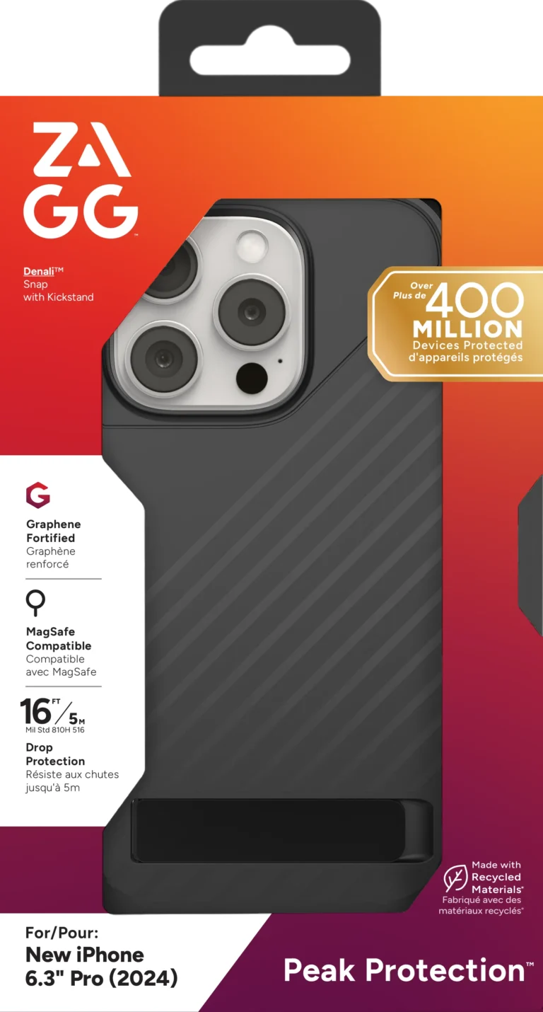 ZAGG Cases Denali Snap KS Apple iP16 Pro Black