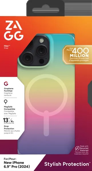 ZAGG Cases Milan Snap Apple iP16 Pro Max Iridescent