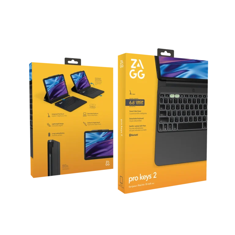 ZAGG-KB-Pro Keys 2-Apple-iPad Air 13 (M2)-Black-UK