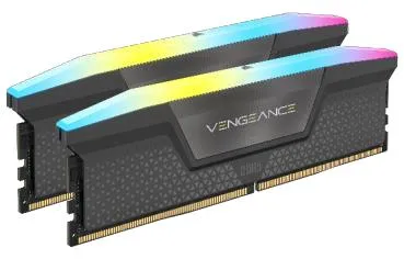 Corsair VENGEANCE RGB DDR5 32GB (2 x 16GB) DDR5 5600 CL40-40-40-77 1.25V Intel XMP & AMD EXPO - GREY.