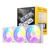 Antec Connect 120 Reverse ARGB PWM Fan 3 Pack ? White