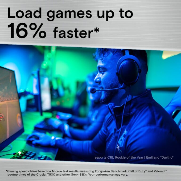 Crucial T500 2TB M.2 NVMe Gen4 NAND SSD