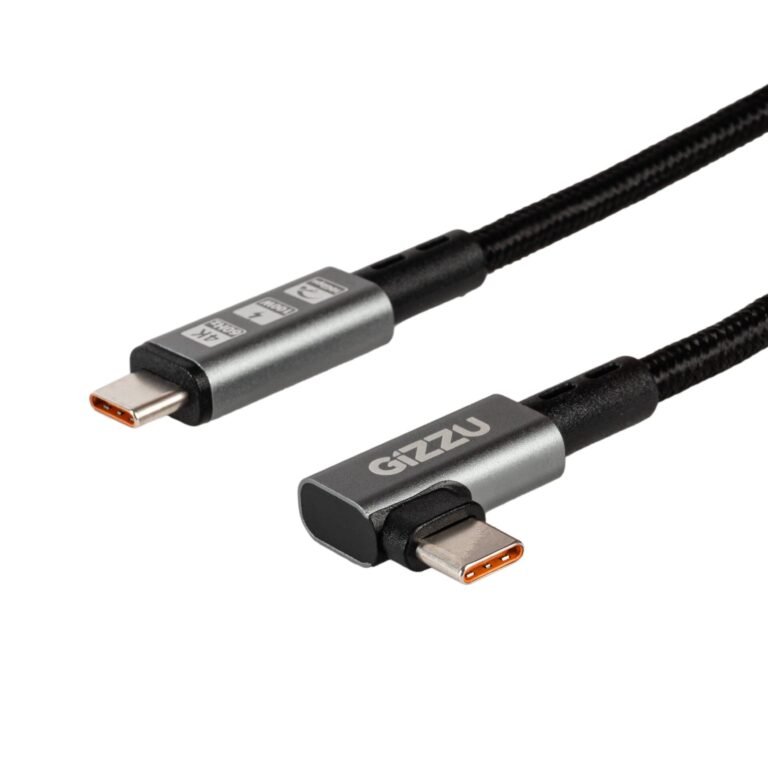Gizzu 100W 10Gbps Type-C Angled 1m Cable