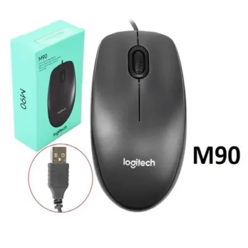 LogitechM90 Logitech M90 - Wired Mouse - B