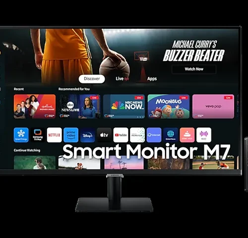 Samsung LS32DM702 32'' 4K UHD Flat Smart Monitor (16:9); 3840 x 2160; 60Hz; 3000:1 static; 4ms (GTG); 2 x 5W Speaker; 1xUSB-C; 2