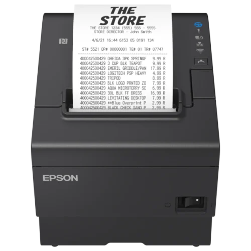 C31CJ57112 Epson TM-T88VII USB Ethernet Serial PS Black EU USB Ethernet interface.