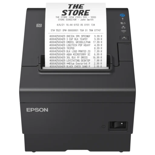 C31CJ57112 Epson TM-T88VII USB Ethernet Serial PS Black EU USB Ethernet interface.