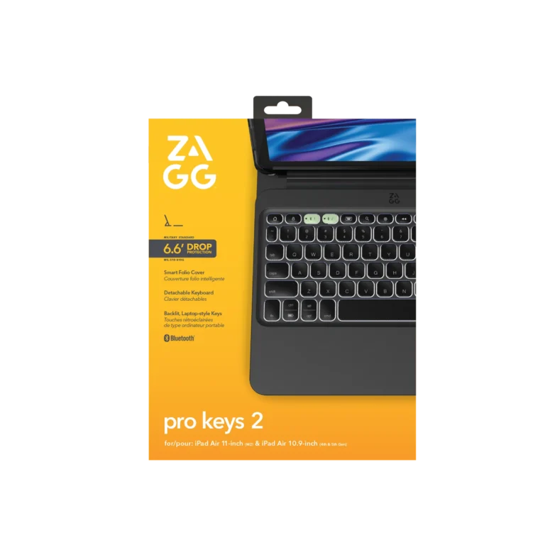 ZAGG-KB-Pro Keys 2-Apple-iPad Air 11 (M2)-Black-UK