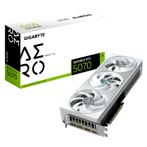 GIGABYTE nVidia GeForce RTX? 5070 AERO OC - 12GB GDDR7 HDMIx1/DPx3