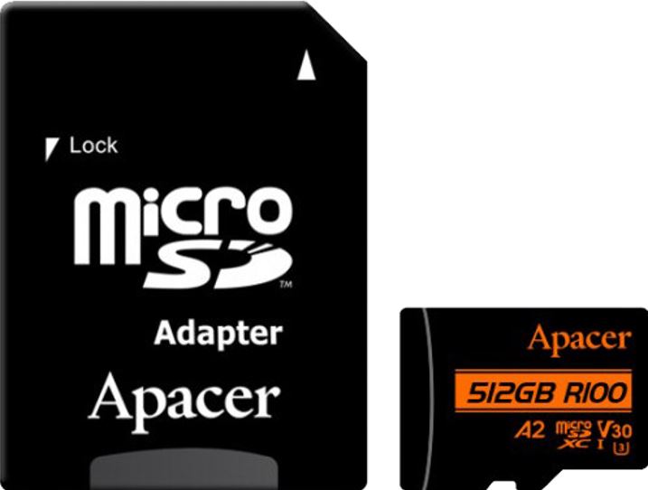 Apacer 512GB Micro-SD Class10 V30 Memory Card