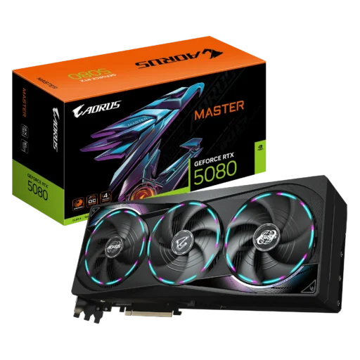 GIGABYTE nVidia GeForce RTX 5080 AORUS MASTER OC - 16GB GDDR7