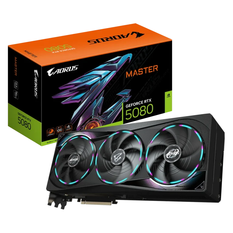 GIGABYTE nVidia GeForce RTX 5080 AORUS MASTER OC - 16GB GDDR7