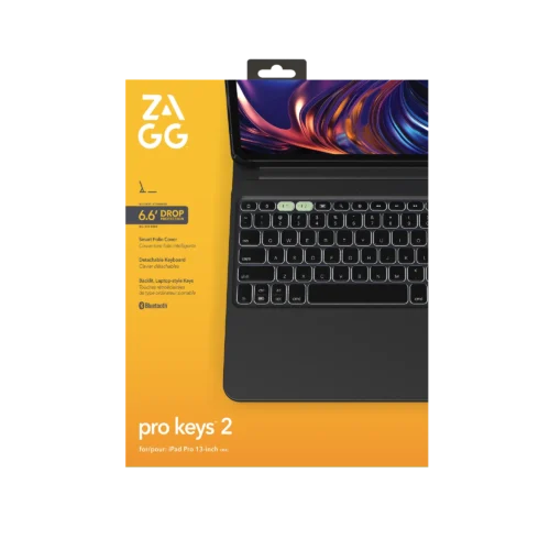 ZAGG-KB-Pro Keys 2-Apple-iPad Pro 13 (M4)-Black-UK