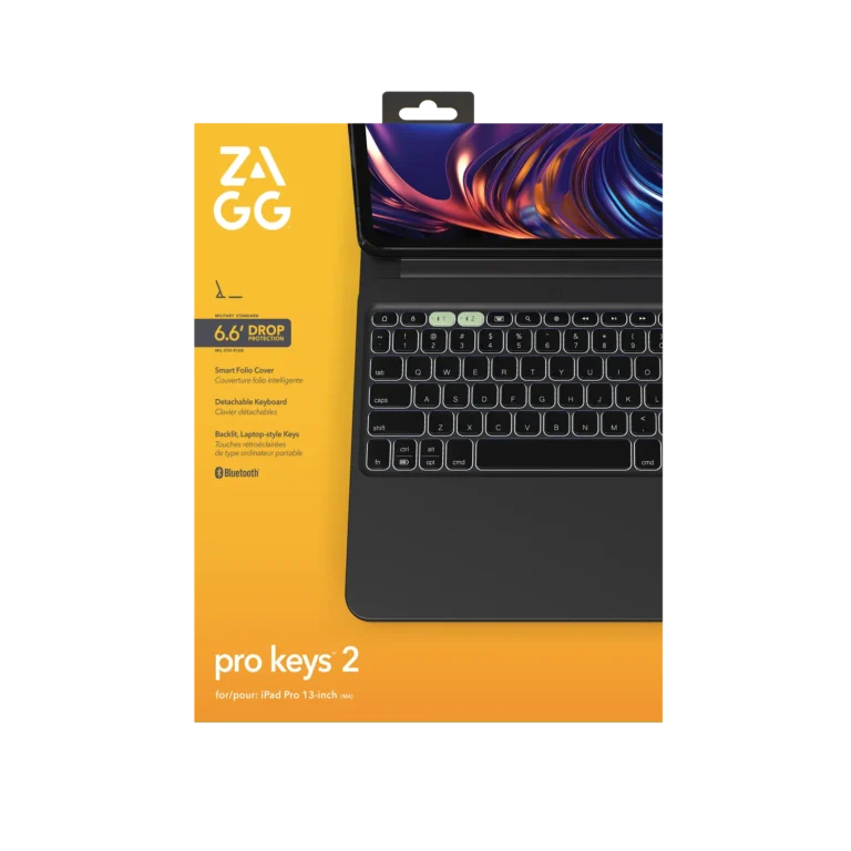 ZAGG-KB-Pro Keys 2-Apple-iPad Pro 13 (M4)-Black-UK