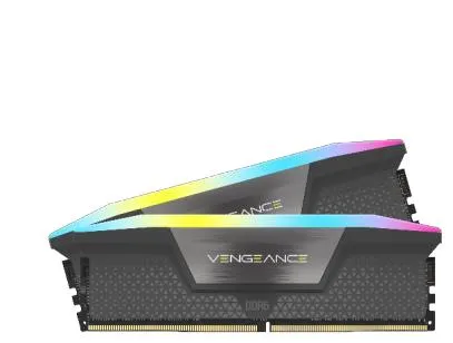 Corsair VENGEANCE RGB DDR5 32GB (2 x 16GB) DDR5 5600 CL40-40-40-77 1.25V Intel XMP & AMD EXPO - GREY.