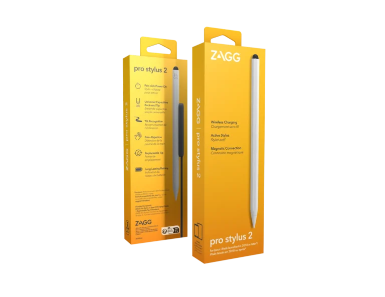 ZAGG-Pro Stylus 2-Universal Stylus-White- Wirelessly charged