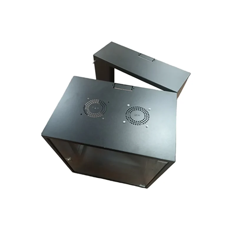 Zone Lite 15U 400+200mm Swing Frame Black Wall Mount Cabinet