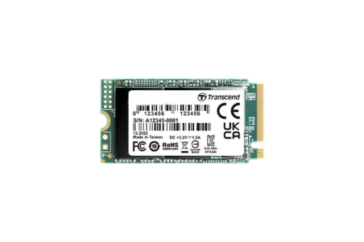 Transcend 256GB MTE400S PCI-E GEN 3x4 M.2 2242 SSD 3D TLC - 2000 MB/s Read 1000 MB/s Write - 100 TBW