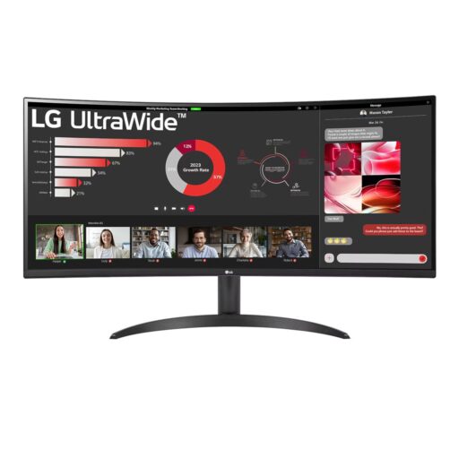 LG UltraWide 34-inch QHD VA Curved Monitor 100Hz