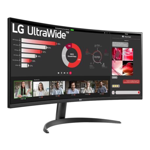 LG UltraWide 34-inch QHD VA Curved Monitor 100Hz