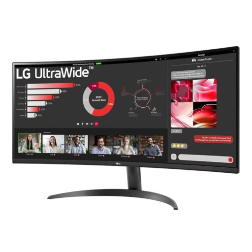 LG UltraWide 34-inch QHD VA Curved Monitor 100Hz