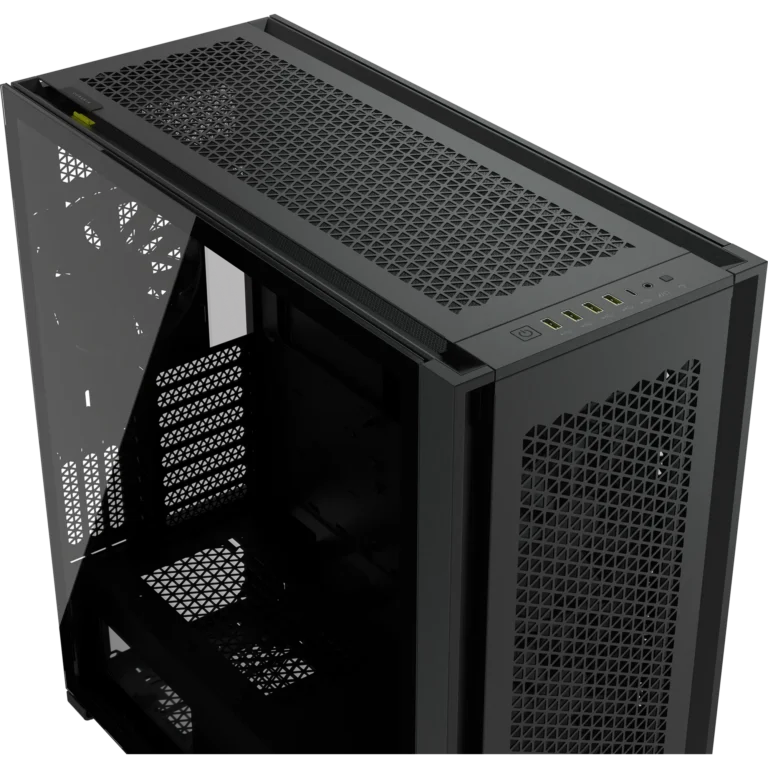 7000D Airflow Black Tempered Glass Mid-Tower