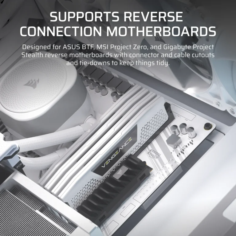 FRAME 4000D RS ARGB White Mid-Tower PC Case