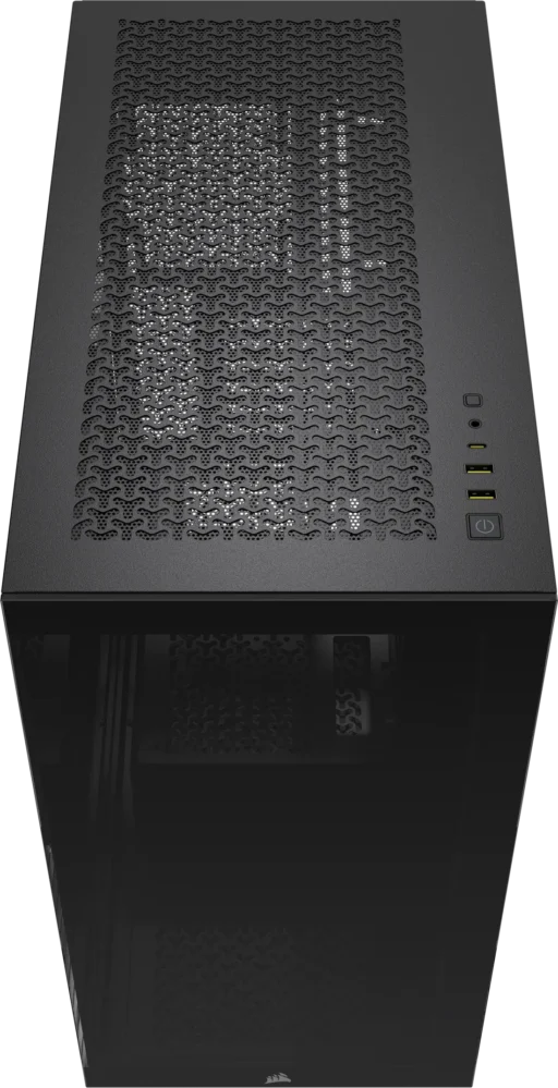 3500X Tempered Glass Black Mid-Tower PC Case; 2x 3.5'' | 2x 2.5'' Drive Bays; Up to 360mm Radiator compatible