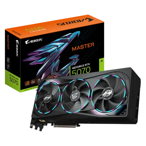 GIGABYTE nVidia GeForce RTX? 5070 AORUS MASTER - 12GB GDDR7 HDMIx1/DPx3