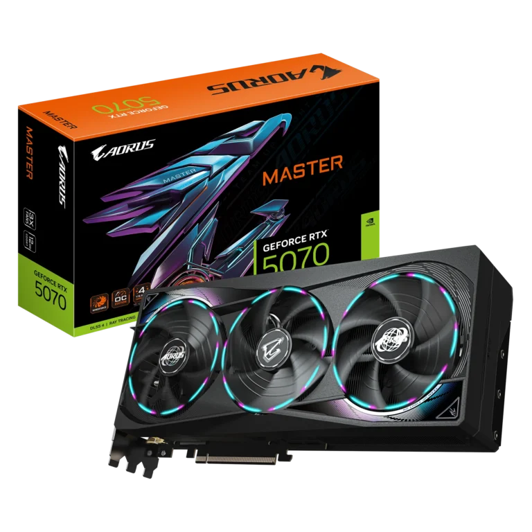GIGABYTE nVidia GeForce RTX? 5070 AORUS MASTER - 12GB GDDR7 HDMIx1/DPx3