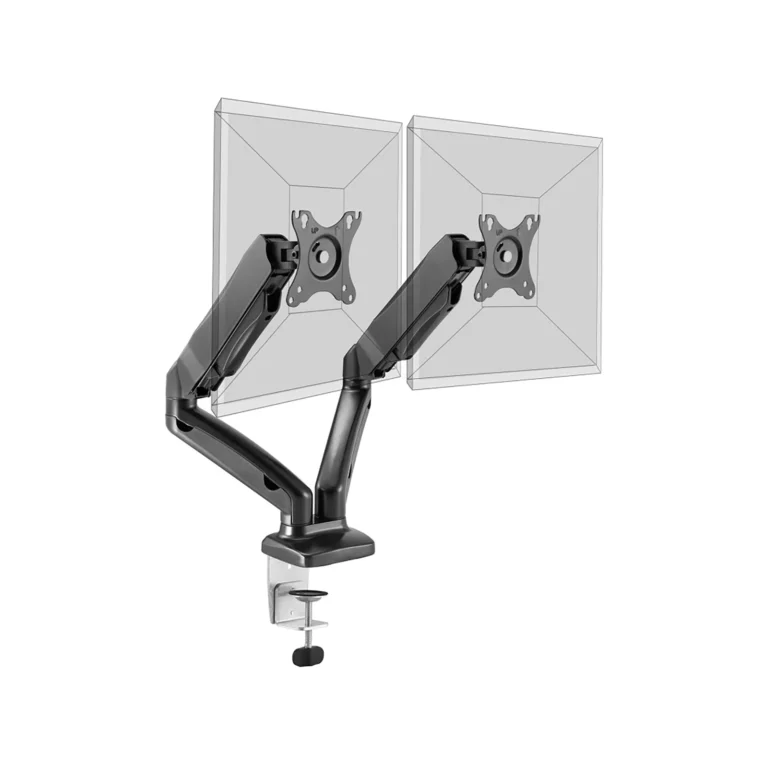 Port Dual-Screen VESA Mountable up to 32-inch Desk Monitor Arm