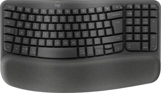 Logitech Wave Keys Wireless Keyboard - Graphite
