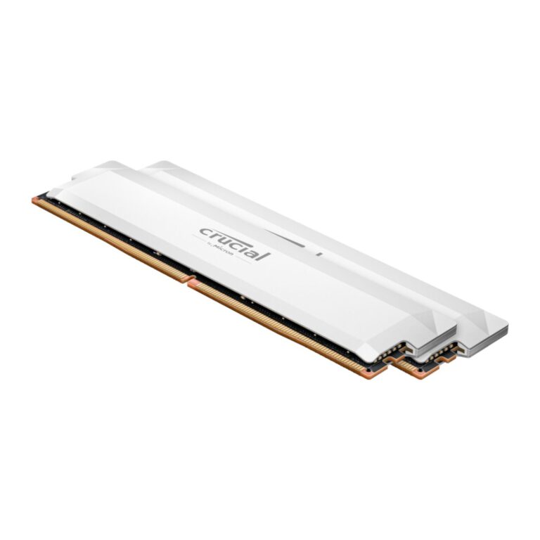 Crucial Pro DDR5 6000MHz 32GB Overclocking Memory Kit ? White