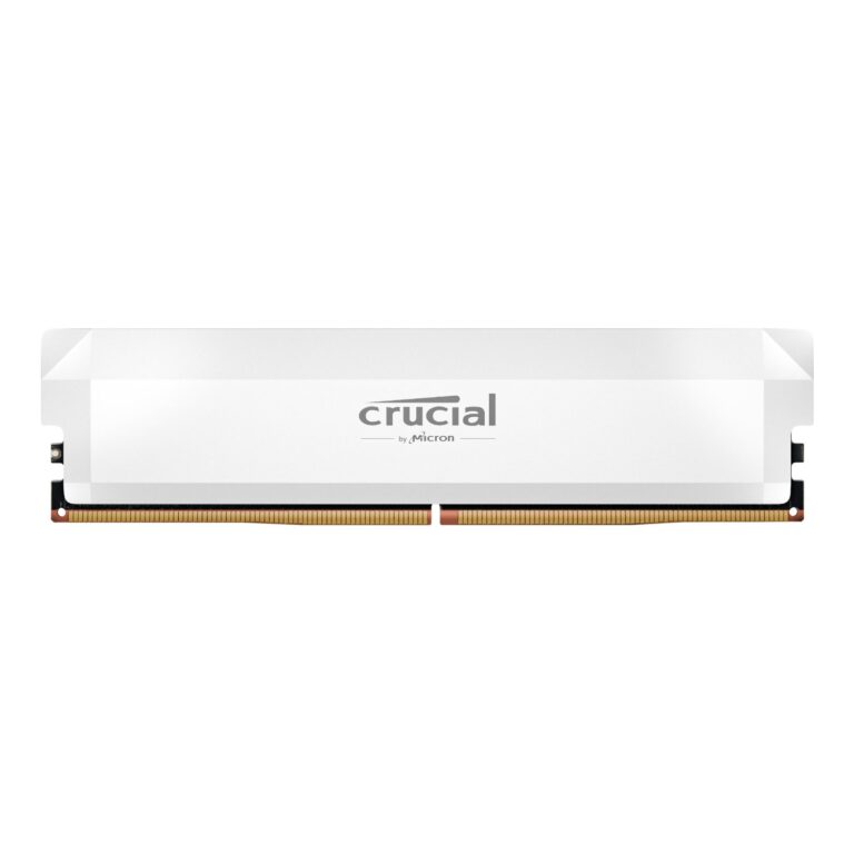 Crucial Pro Overclocking 32GB 6000Mhz DDR5 Desktop Memory White