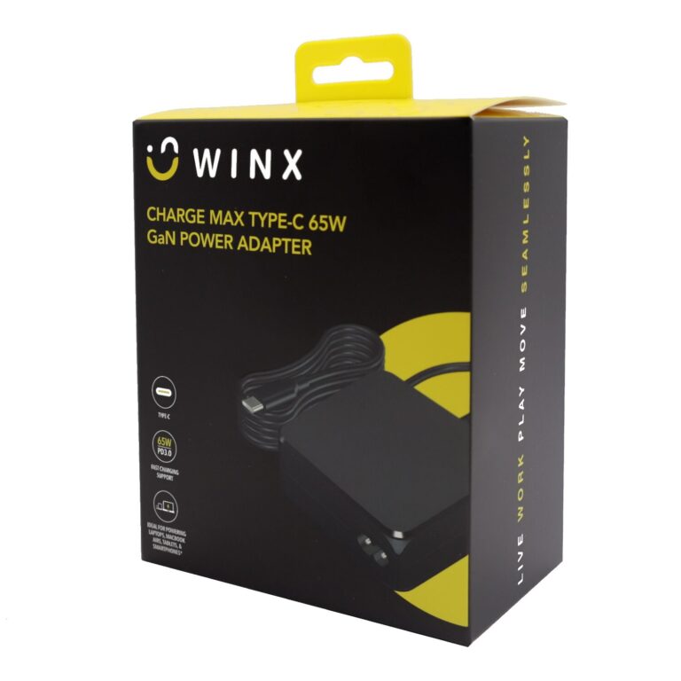 WINX Charge Max Type-C 65W Gan Power Adapter