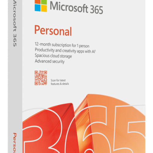 Microsoft 365 Personal ENGL 1 Year Subscription - AFRICA ONLY