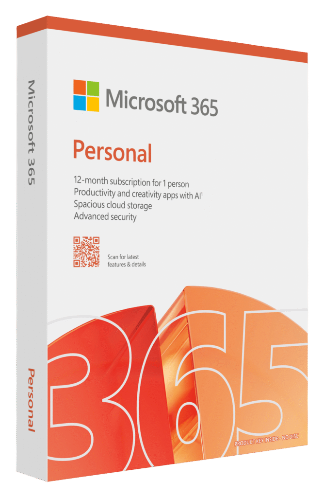Microsoft 365 Personal ENGL 1 Year Subscription - AFRICA ONLY
