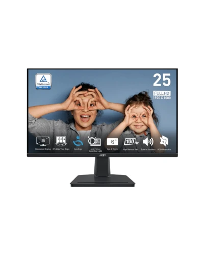 MSI PRO MaP251 Parofessional Monitor 1920×1080 (FHD) IPS 1ms 100Hz HDMI Black