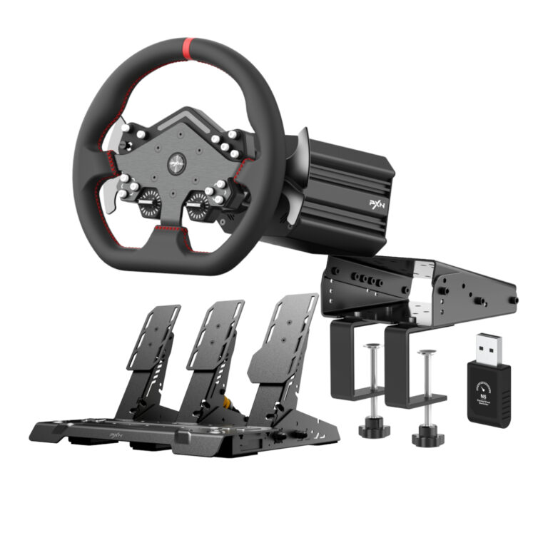 PXN V12 Lite Sim Racing Steering Wheel Bundle