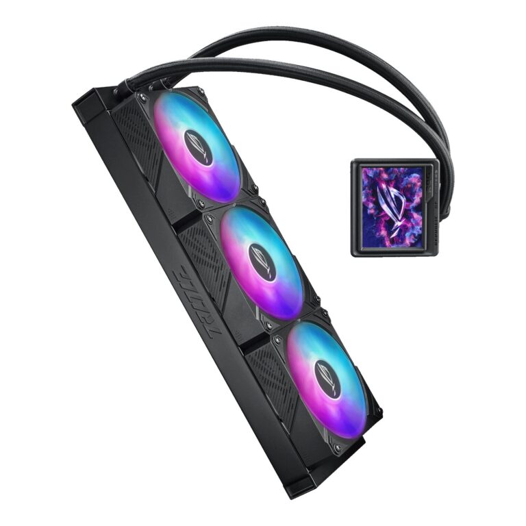 Asus ROG Ryujin III ARGB AIO Liquid Cooler - 3.5-inch LCD Display