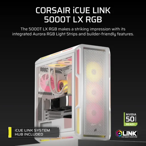 Corsair iCUE LINK 5000T LX RGB Mid-Tower PC Case