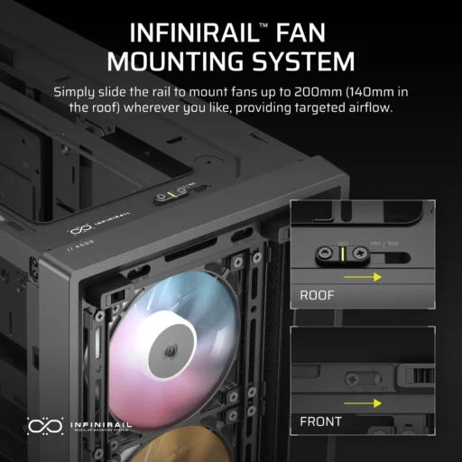 FRAME 4000D RS ARGB Black Mid-Tower PC Case