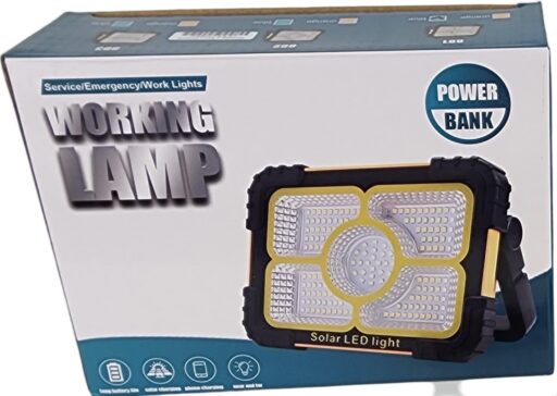Solarix LED Solar Floodlamp With Power Bank Large