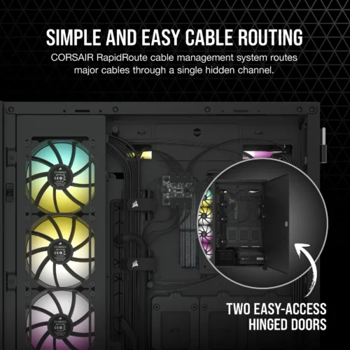 7000D Airflow Black Tempered Glass Mid-Tower