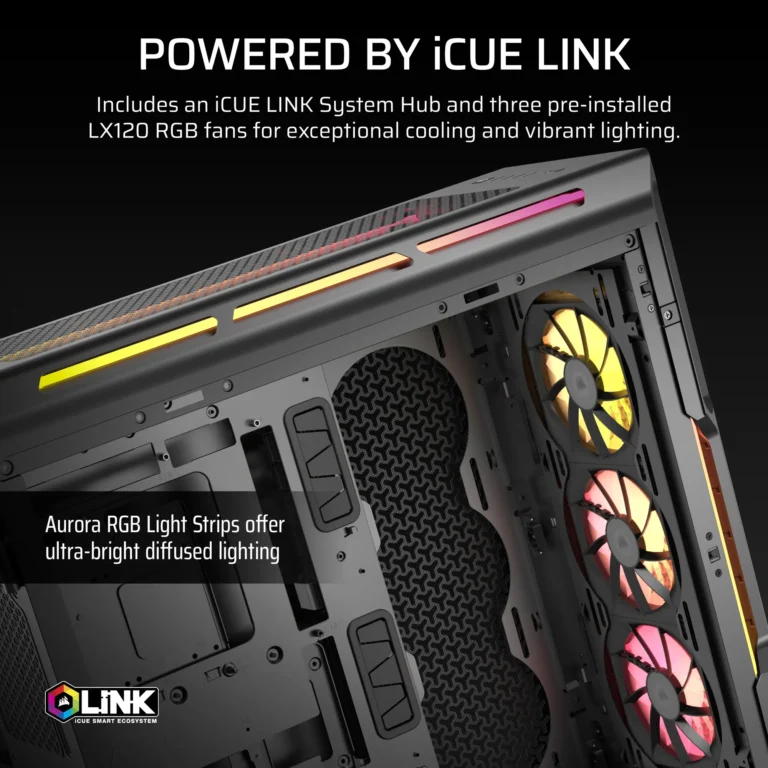Corsair iCUE LINK 5000T LX RGB Mid-Tower PC Case