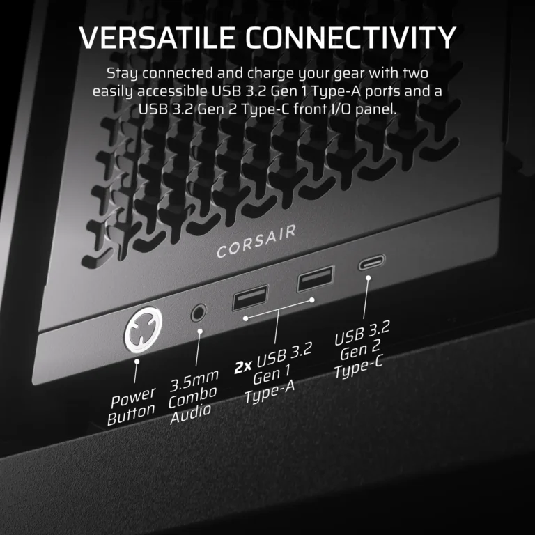 FRAME 4000D Black Mid-Tower PC Case