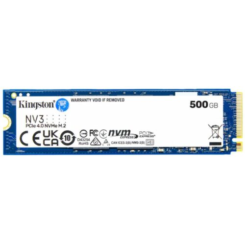 Kingston 500G NV3 M.2 2280 PCIe 4.0 NVMe SSD