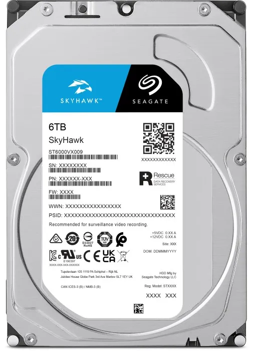 Seagate Skyhawk ST6000VX009 6TB 3.5'' HDD Surveillance Drives