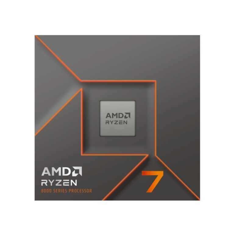 AMD Ryzen 7 8700F 7 8000 Series 8-Core/ 16-Threads; Socket AM5; 16MB L3 Cache;8MB L2 Cache; 65W Processor BOX