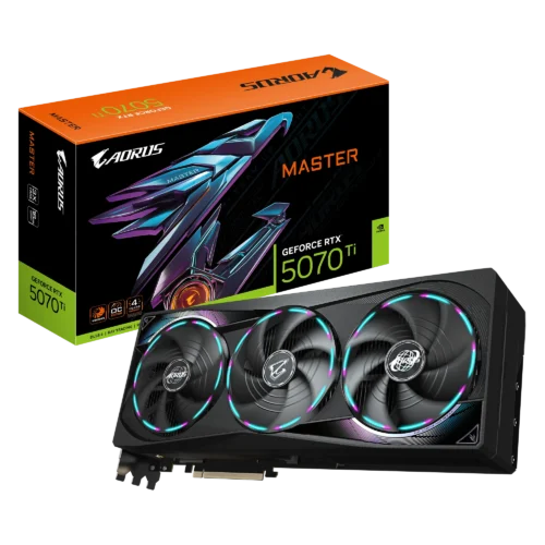 GIGABYTE nVidia GeForce RTX? 5070Ti AORUS MASTER - 16GB GDDR7 HDMIx1/DPx3